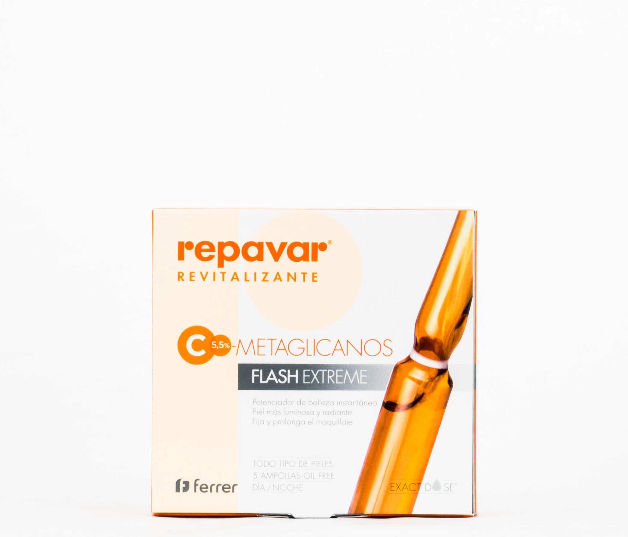 Repavar Revitalizante Ampollas Flash Extreme Efecto Rejuvenecedor